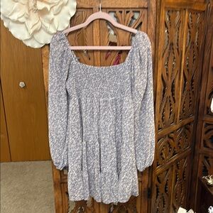 Altar'd State  Lilac Smocked Mini Dress Size XL